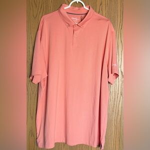 Walter Hagen Pink Performance 11 Microstripe Polo Men’s XXL NWT (MSRP $65)